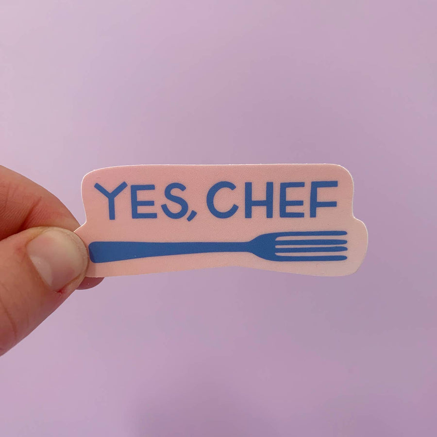 Yes, Chef - Vinyl Sticker