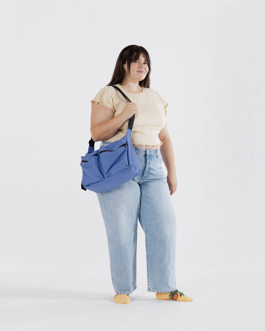 Large Cargo Crossbody in Pansy Blue