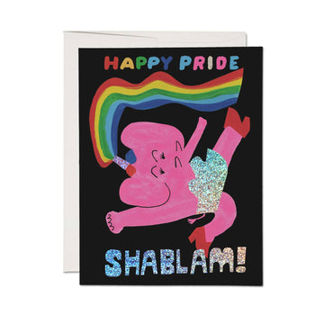 Shablam Greeting Card