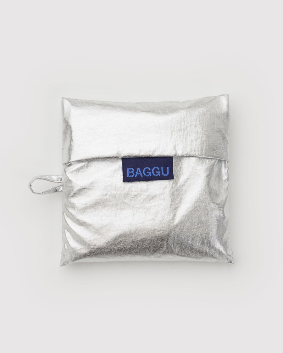 Standard Baggu in Chrome Metallic