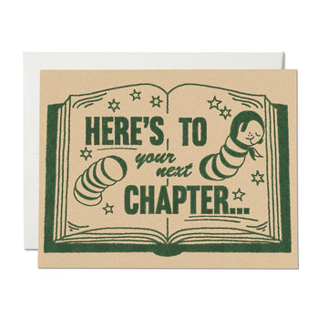 Next Chapter Congratulations Greeting Card