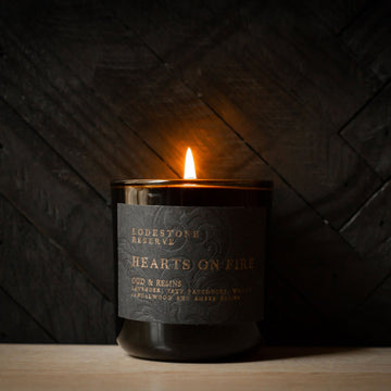 Hearts on Fire Candle
