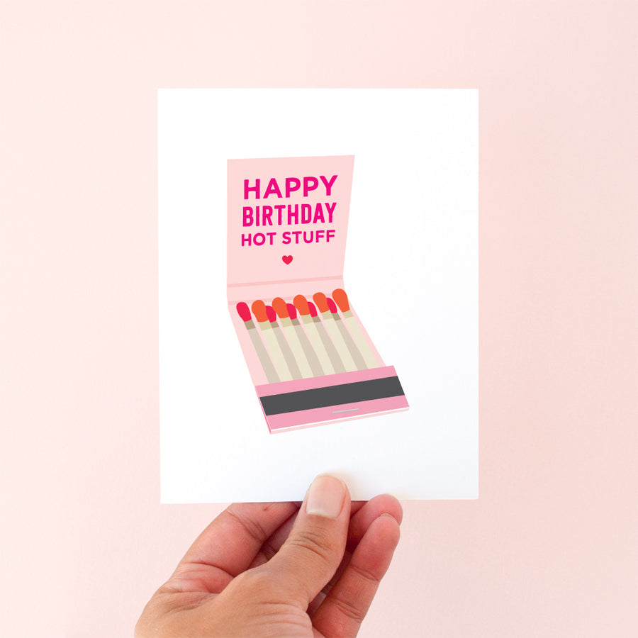 Happy Birthday Hot Stuff Card