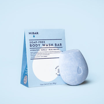 Hydrating Vanilla + Blue Orchid Soap-Free Body Wash Bar