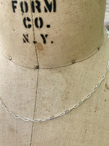 Paper Clip Chain in Sterling Silver