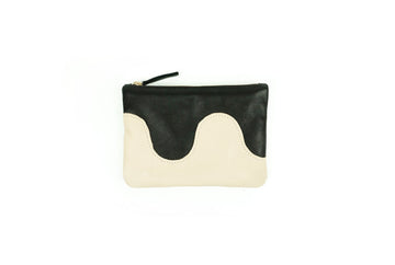 WAVES LEATHER POUCH