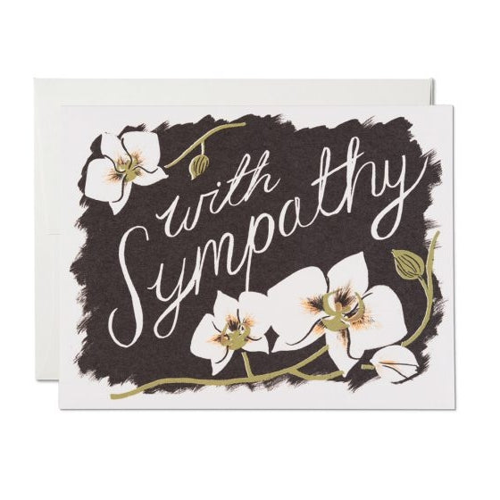 Sympathy Orchids Card