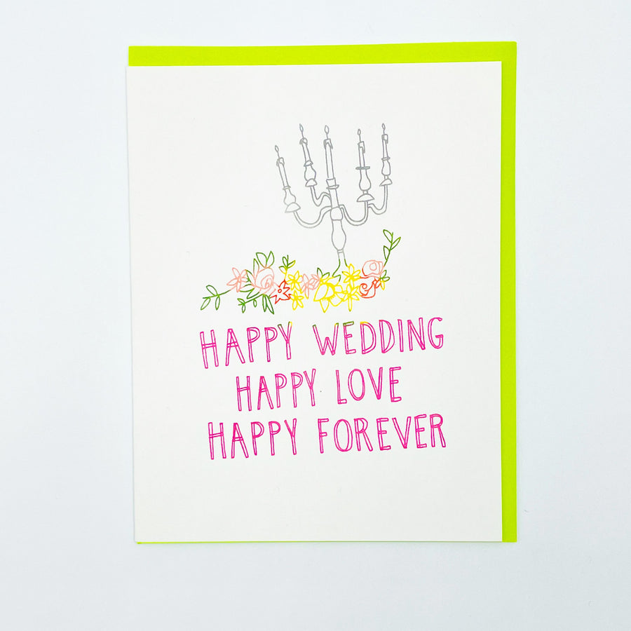 Happy Wedding Happy Forever Card