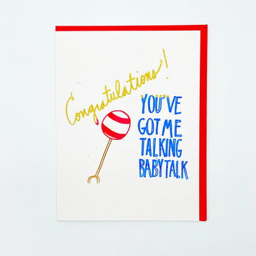 Rattle Baby Card
