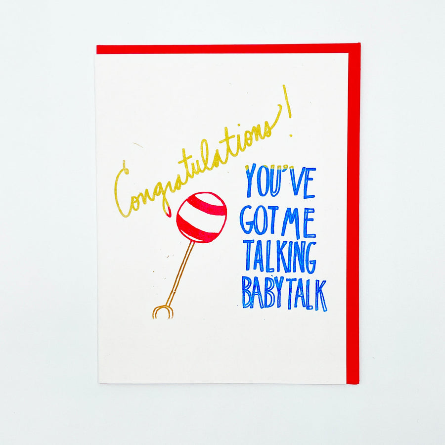 Rattle Baby Card