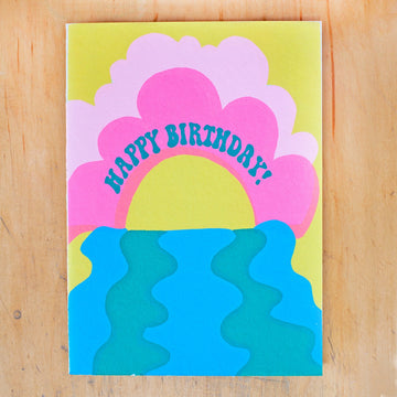 Birthday Sunset Card