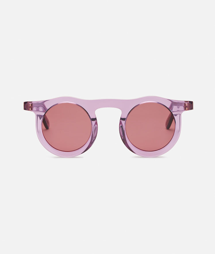 LIND MYSTIC PURPLE / CLEAR-PURPLE SUNGLASSES WITH PURPLE LENS