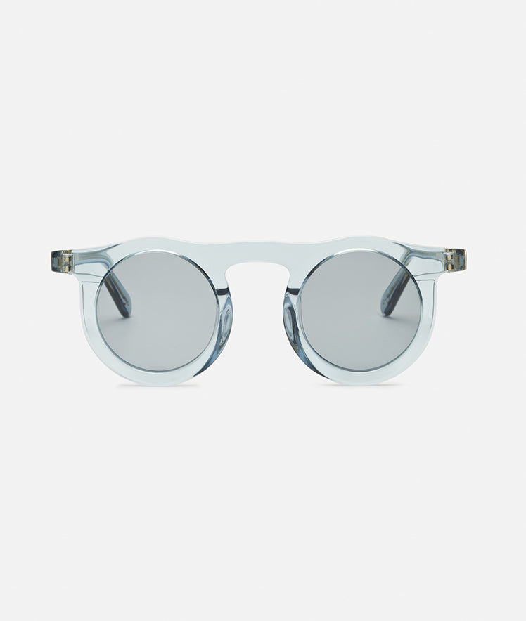 LIND PHASE BLUE / CLEAR-BLUE SUNGLASSES WITH BLUE-TINTED LENS