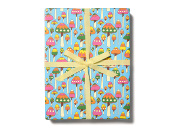 Groovy Mushrooms Wrapping Paper