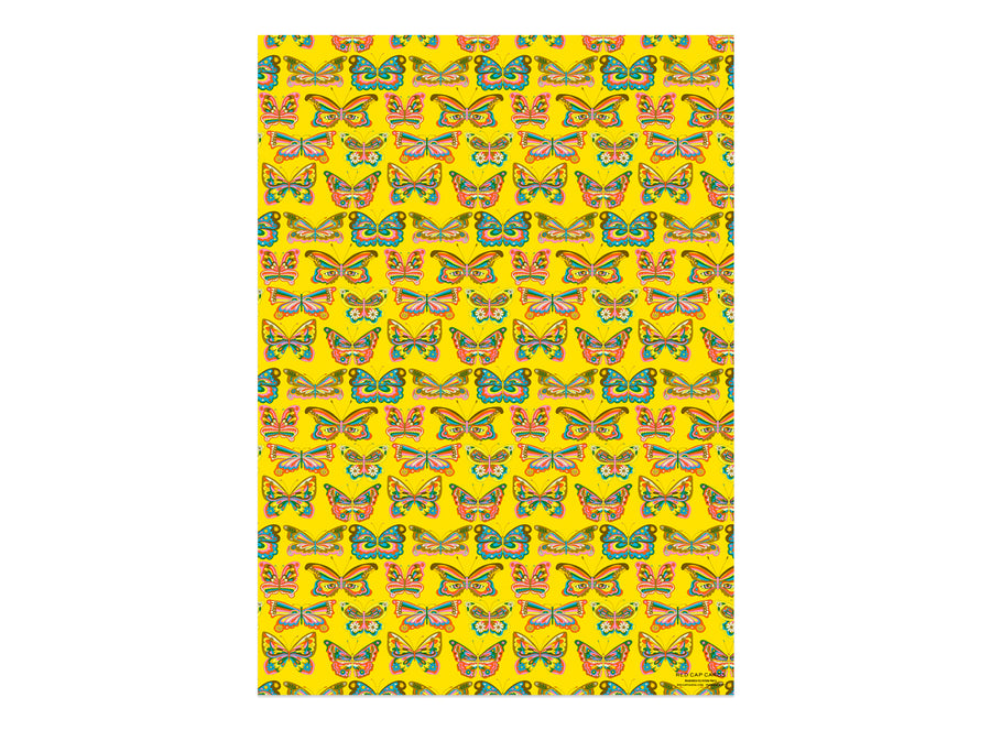 Psychedelic Butterfly Wrapping Paper