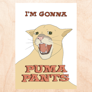 Puma Pants Card
