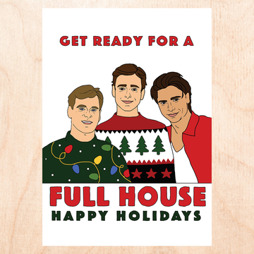 Full House Holiday Card