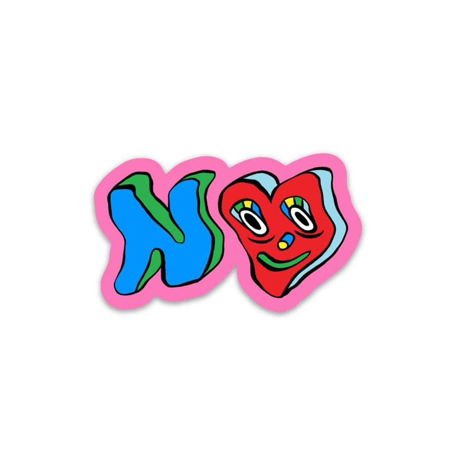 N O Sticker