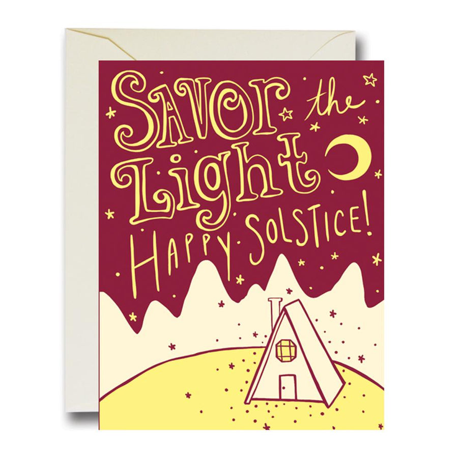 Savor the Light Solstice Card